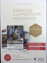 LE CONSEIL NATIONAL DES BARREAUX PROPOSE UNE FORMATION SUR LA PROCEDURE PARTICIPATIVE